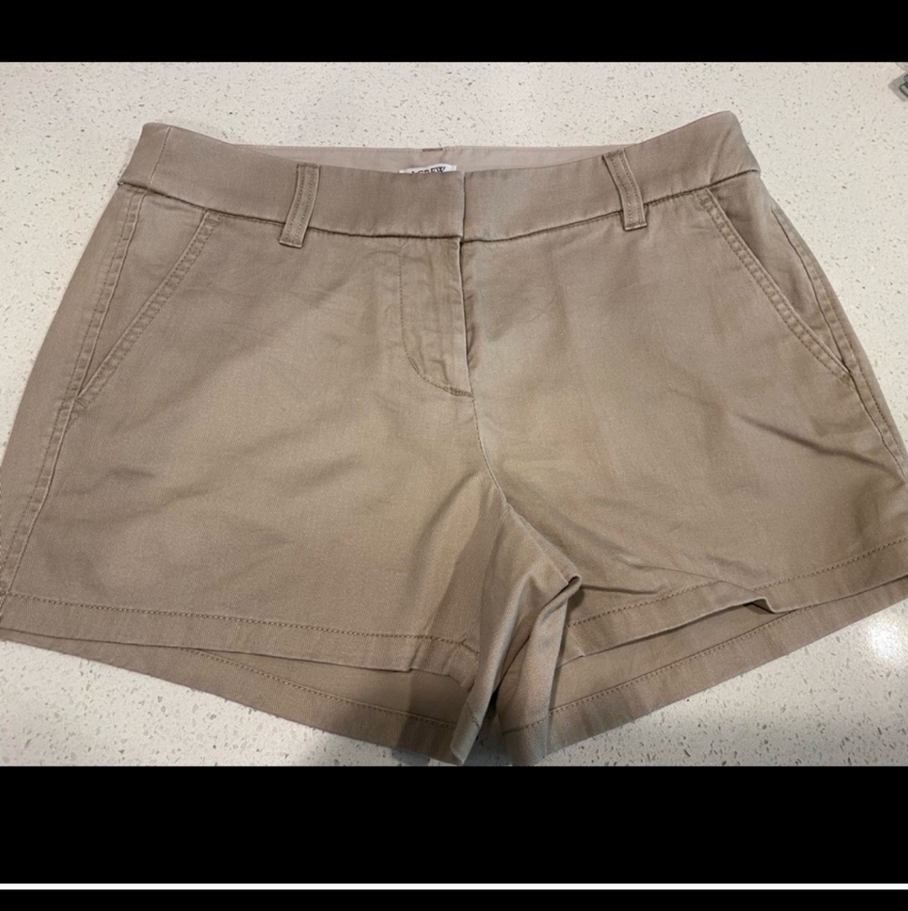 J. Crew khaki shorts size 2 #J5